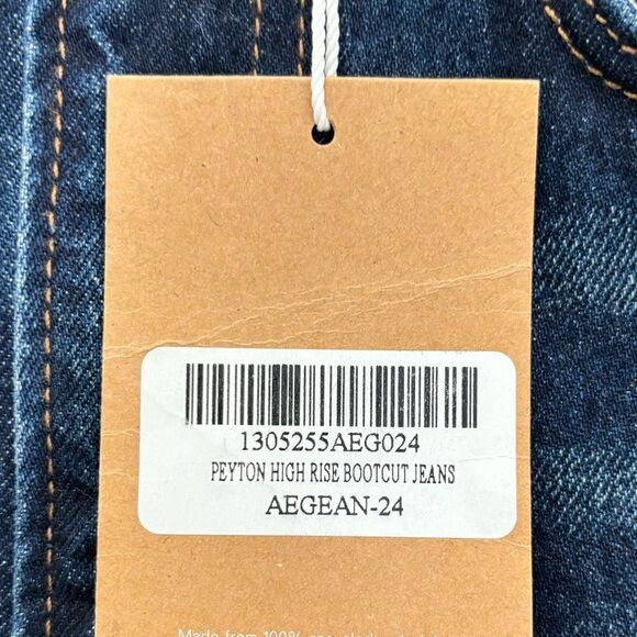 NWT Reformation Peyton High Rise Bootcut Jeans in Aegean Blue - Picture 10 of 12